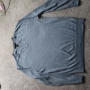 Gray Cotton, Silk, cashmere Banana Reuplic Mens Sweater